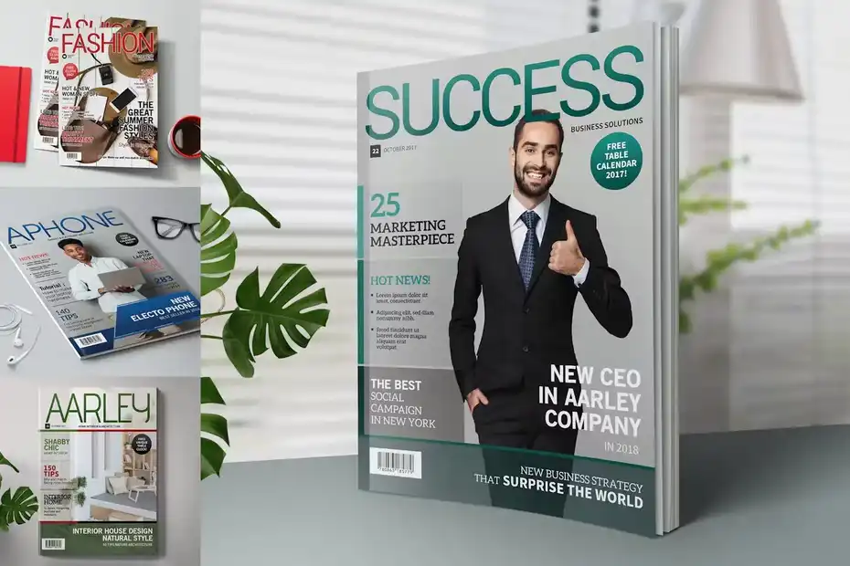 دانلود طرح لایه باز مجله Magazine Cover Templates 2 - 2 طرح لایه باز مجله Magazine Cover Templates 2 - 1