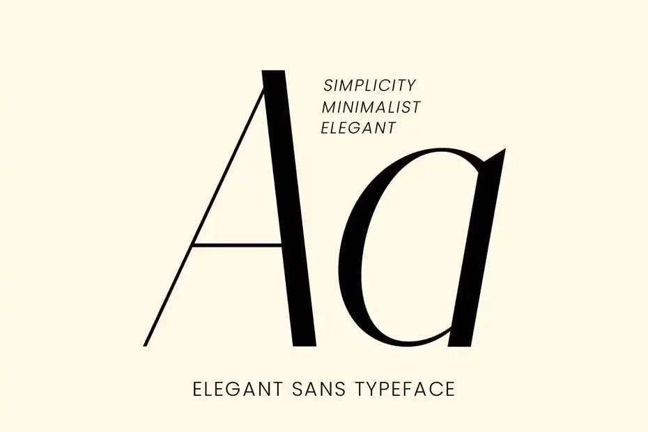 دانلود فونت انگلیسی مدرن Majestico - Elegant Sans Typeface - 10 فونت انگلیسی مدرن Majestico - 9