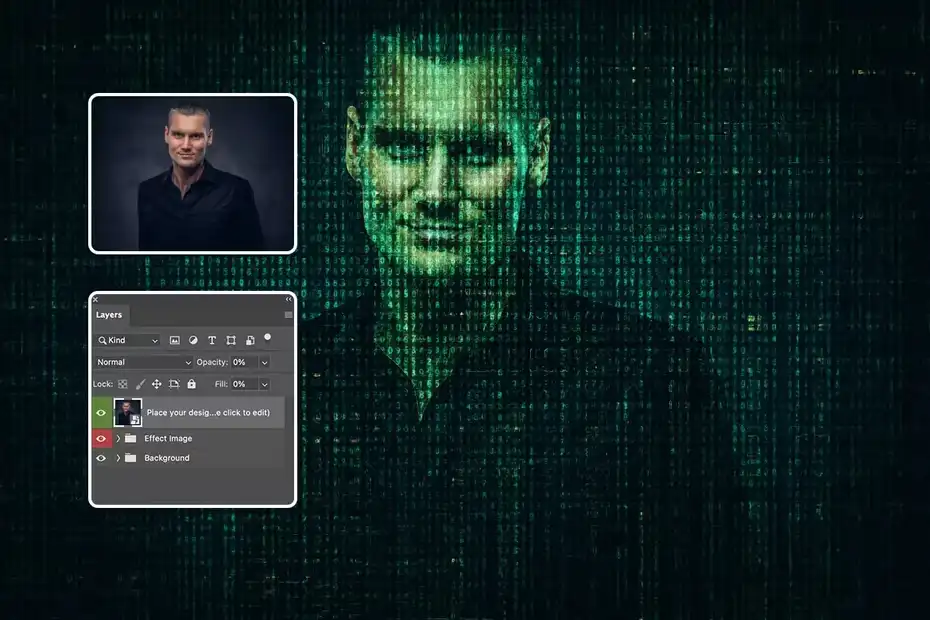 دانلود افکت عکس ماتریکس Matrix Photo Effect - 6 افکت عکس ماتریکس - 5