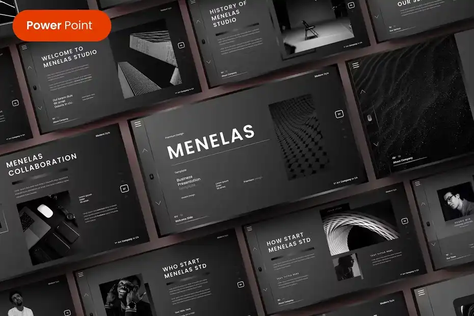 قالب پاورپوینت Menelas - 1