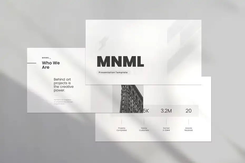 قالب پاورپوینت پرزنتیشن مینیمال Minimal PowerPoint - 13