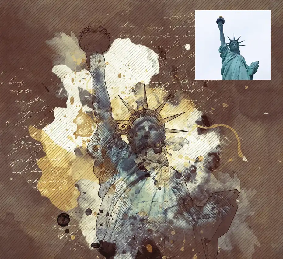 دانلود اکشن فتوشاپ تبدیل تصاویر به طرح هنری مدرن Modern Art Photoshop Action - 2 اکشن فتوشاپ تبدیل تصاویر به طرح هنری مدرن - 1