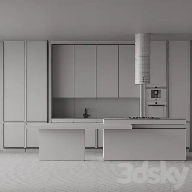 دانلود آبجکت کابینت مدرن - 5