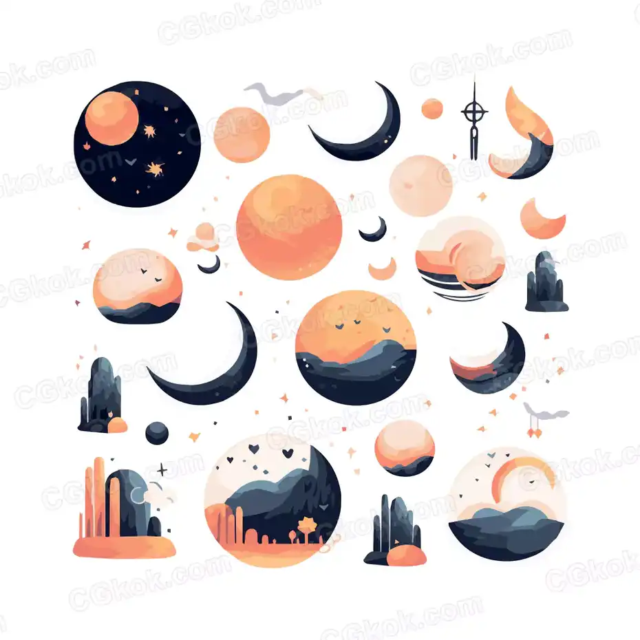 آیکون ماه - 1