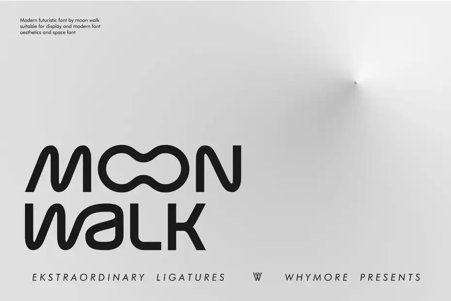 فونت انگلیسی مدرن Moon Walk - 7