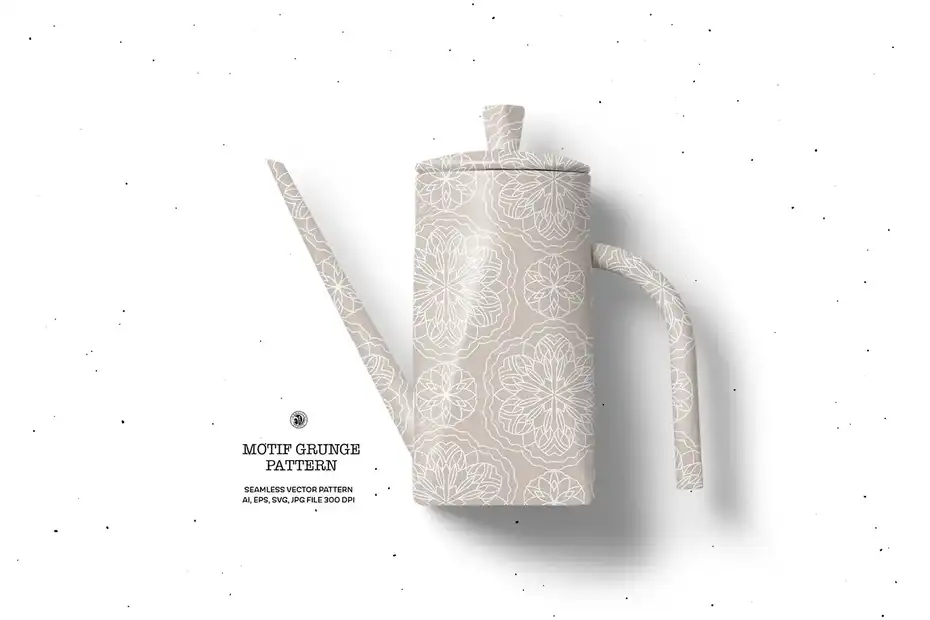 پترن گل Motif Grunge Wallpaper - 5