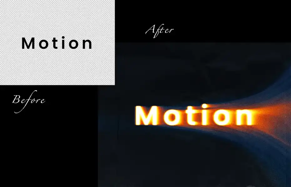 افکت متن متحرک Motion Editable Text Effect - 3