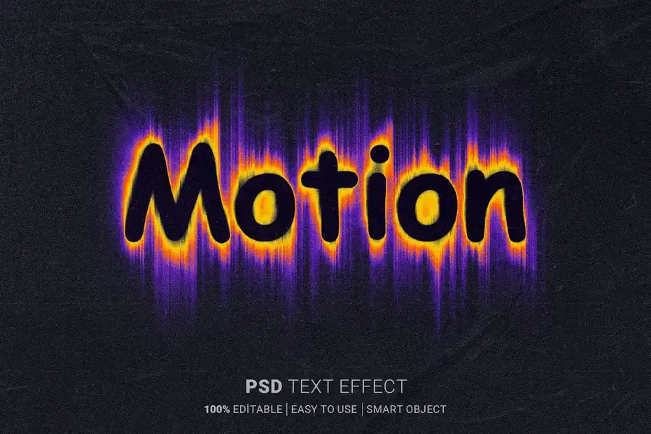 افکت متن متحرک Motion Editable Text Effect - 1