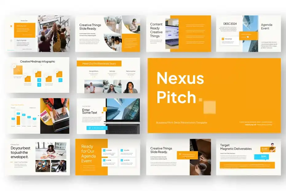 قالب پاورپوینت کسب و کار NexusPitch - 3