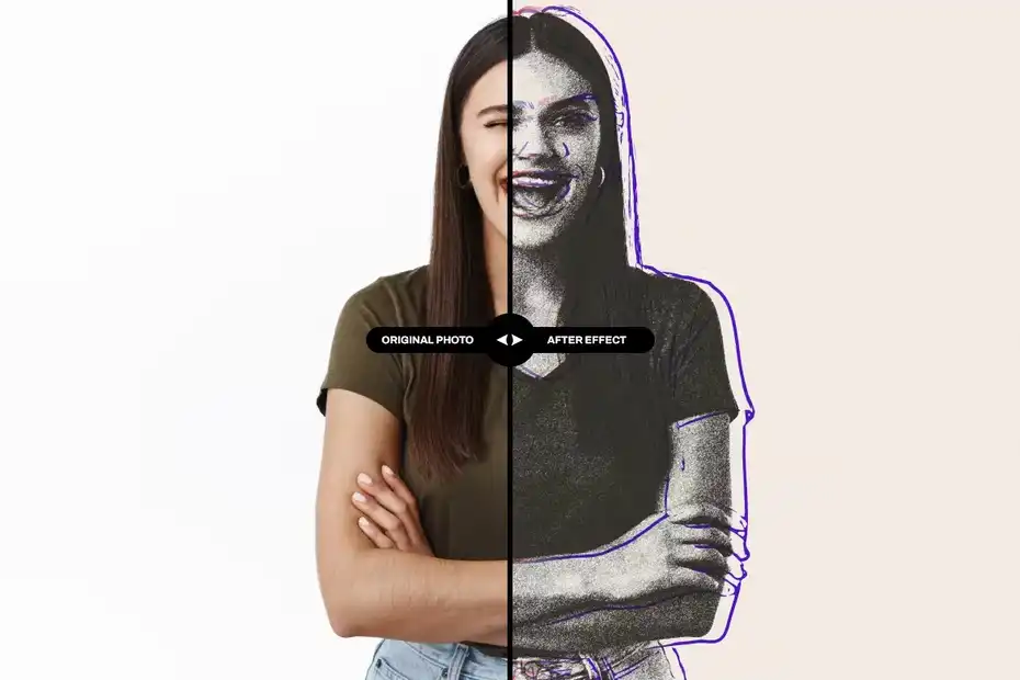 دانلود افکت عکس اوت لاین Outline Photo Effect - 4 افکت عکس اوت لاین - 3
