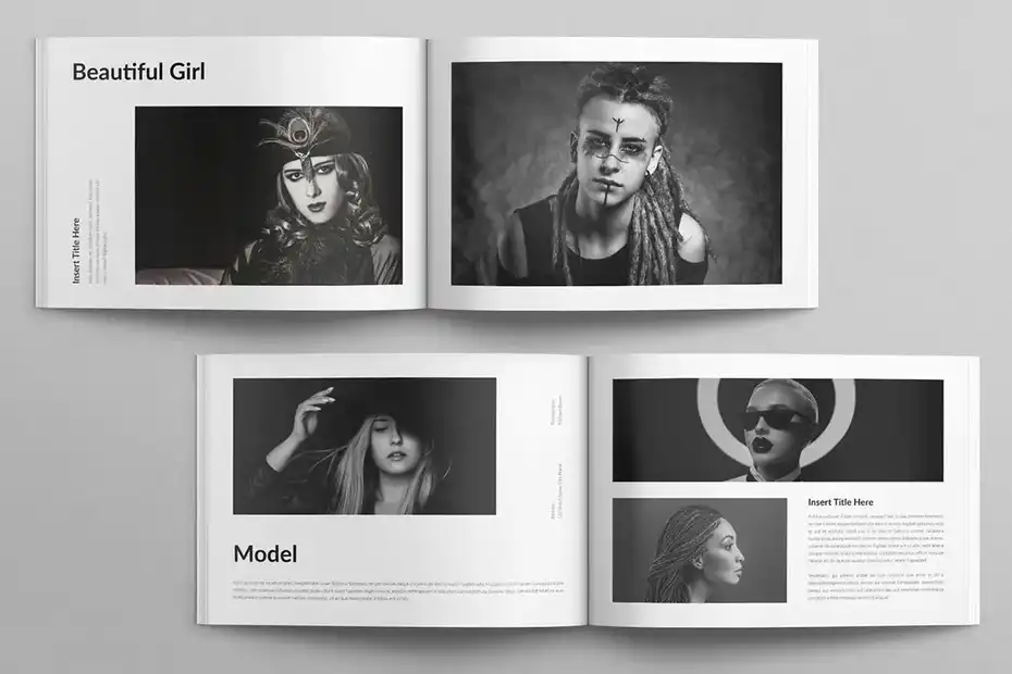 قالب ایندیزاین نمونه کار عکاسی Photography Portfolio - 1