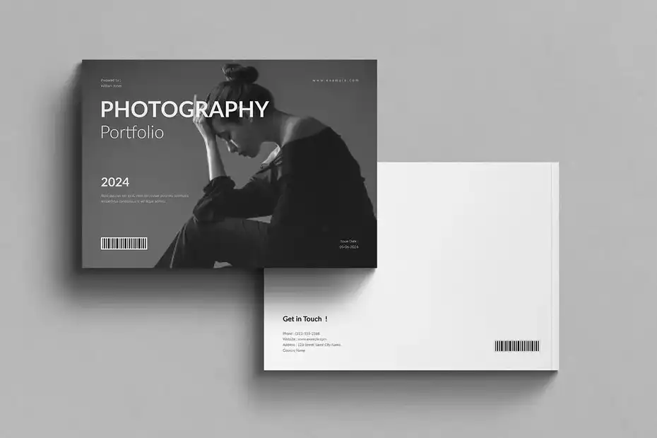 قالب ایندیزاین نمونه کار عکاسی Photography Portfolio - 9