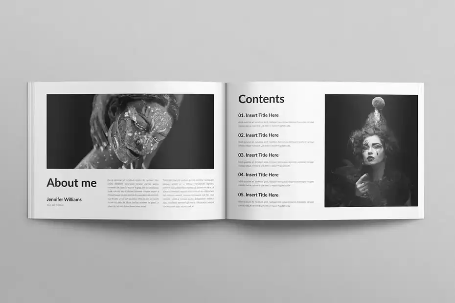 قالب ایندیزاین نمونه کار عکاسی Photography Portfolio - 13