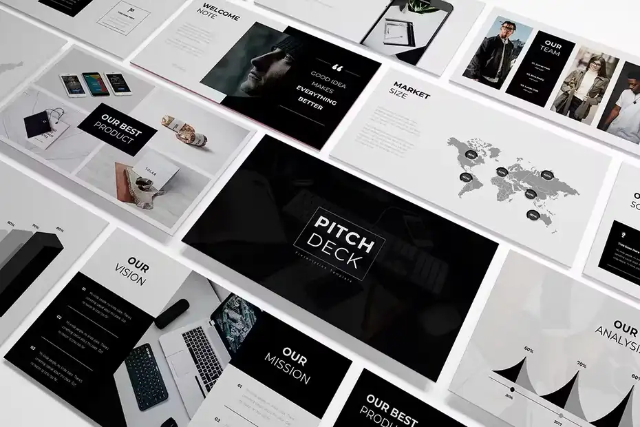 قالب پاورپوینت Pitch Deck - 3