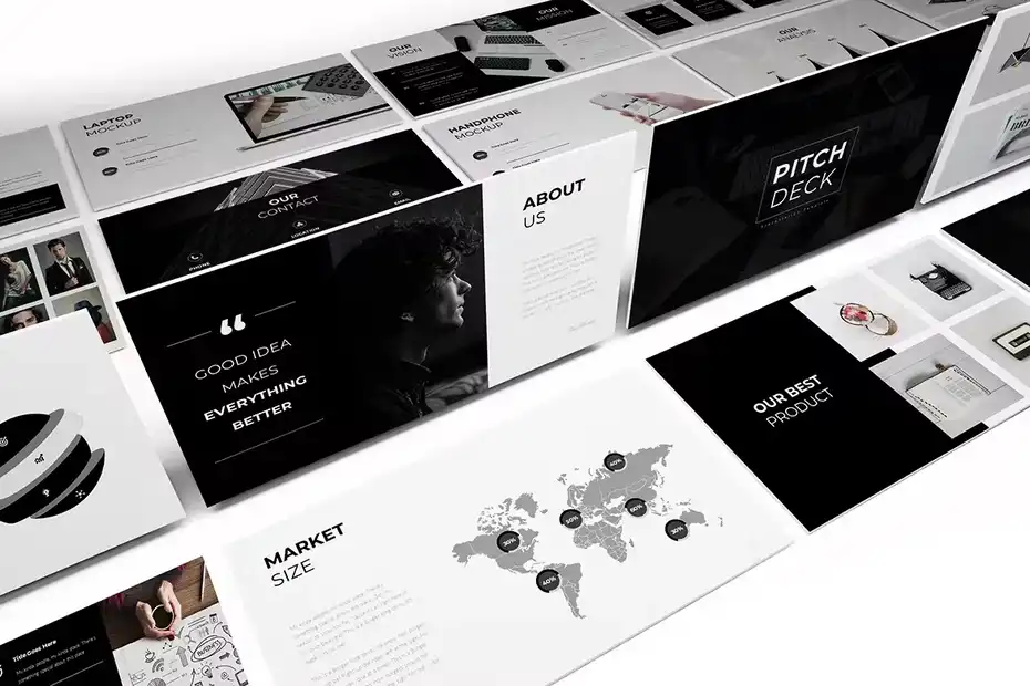 قالب پاورپوینت Pitch Deck - 7