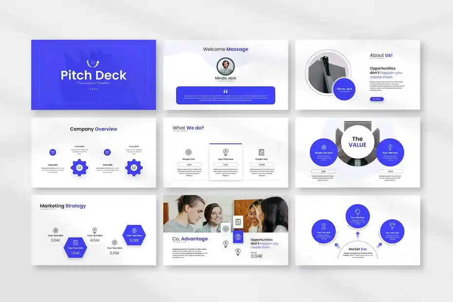 قالب پاورپوینت Pitch Deck - 3