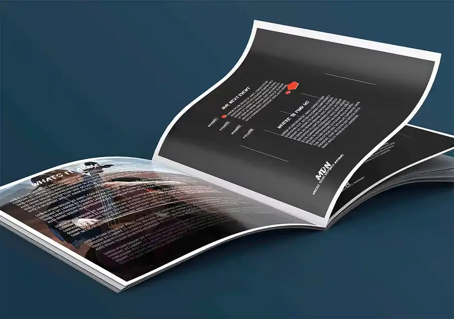 طرح لایه باز مجله Realistic Magazine PSD Template - 7