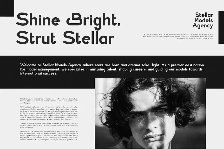 فونت انگلیسی مدرن Rimba Modern Futuristic Sans Serif Font - 15