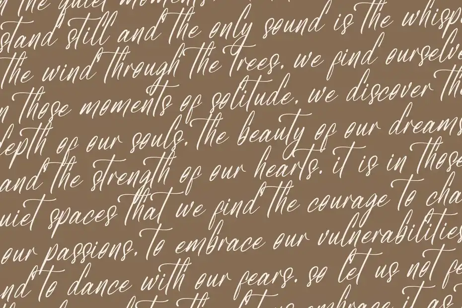 فونت انگلیسی دست نویس Rustic Astera Modern Handwritten Script - 13