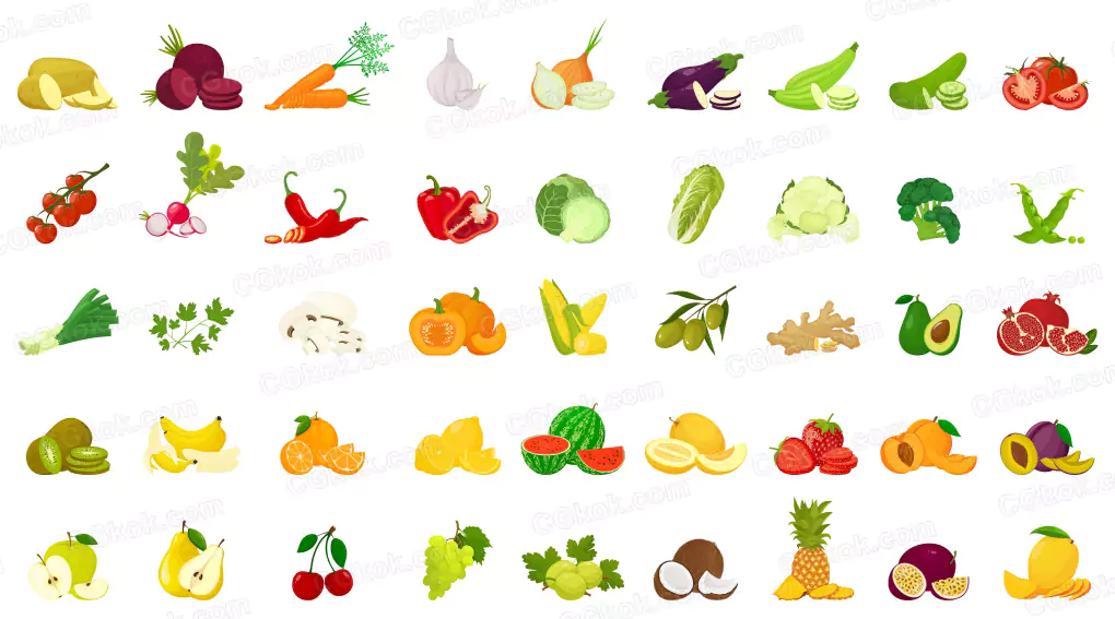 آیکون میوه و سبزیجات 2 - 2