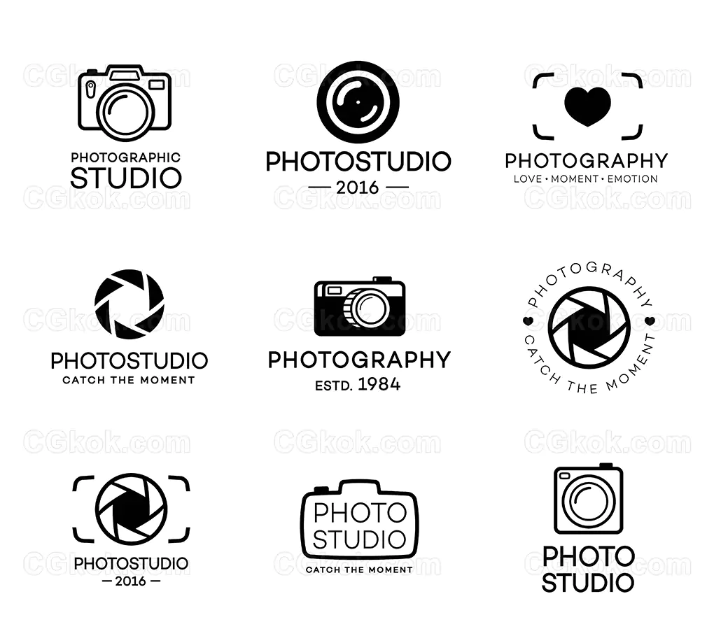 دانلود 9 لوگو استودیو عکاسی - 2