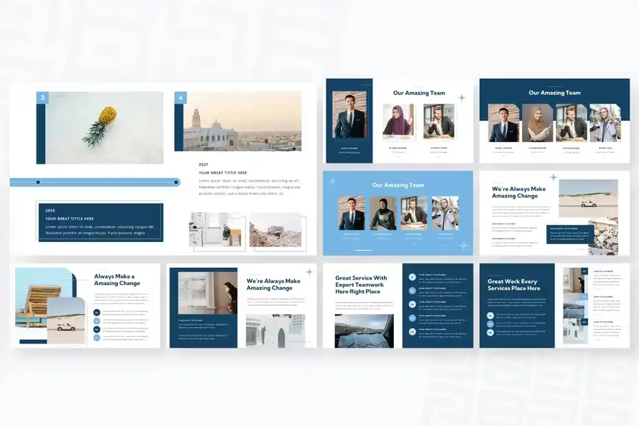 قالب پاورپوینت تجاری Simply Simple Business - 3