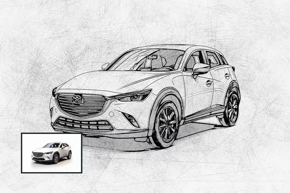 افکت نقاشی بر روی عکس Sketching Photo Effect - 1