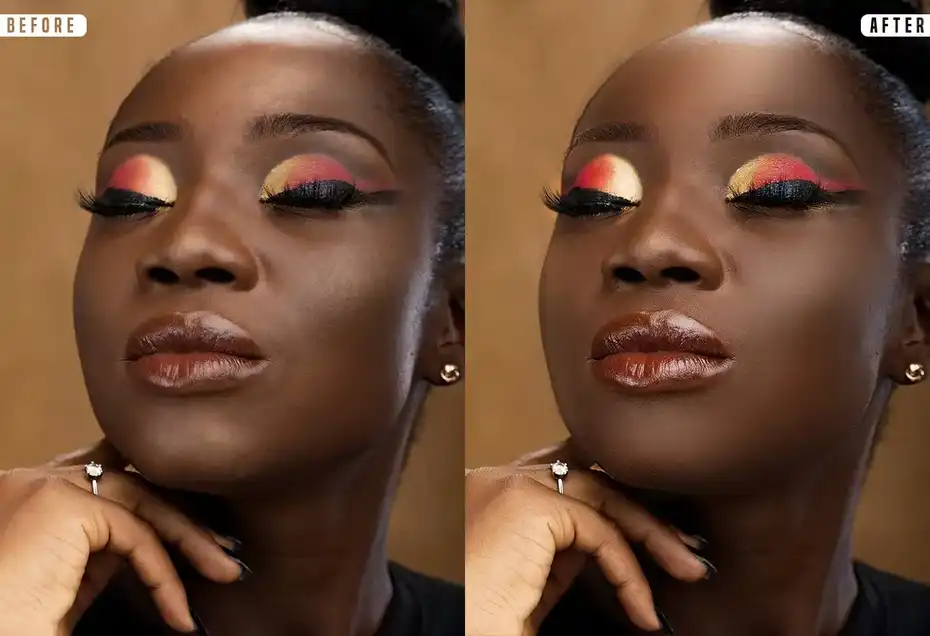 اکشن فتوشاپ روتوش پوست Skin Retouch Photoshop Action - 1