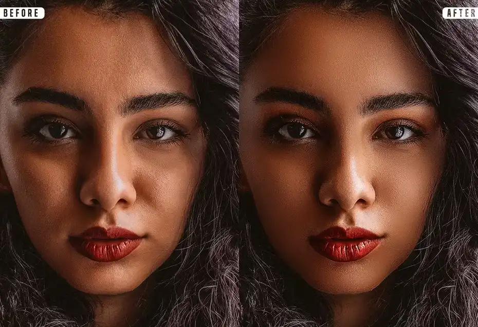 اکشن فتوشاپ روتوش پوست Skin Retouch Photoshop Action - 5