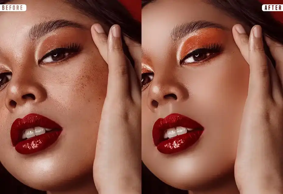 اکشن فتوشاپ روتوش پوست Skin Retouch Photoshop Action - 9