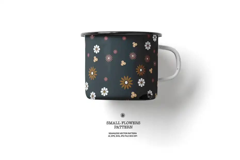 دانلود پترن گل Small Flowers Pattern - 4 پترن گل Small Flowers Pattern - 3