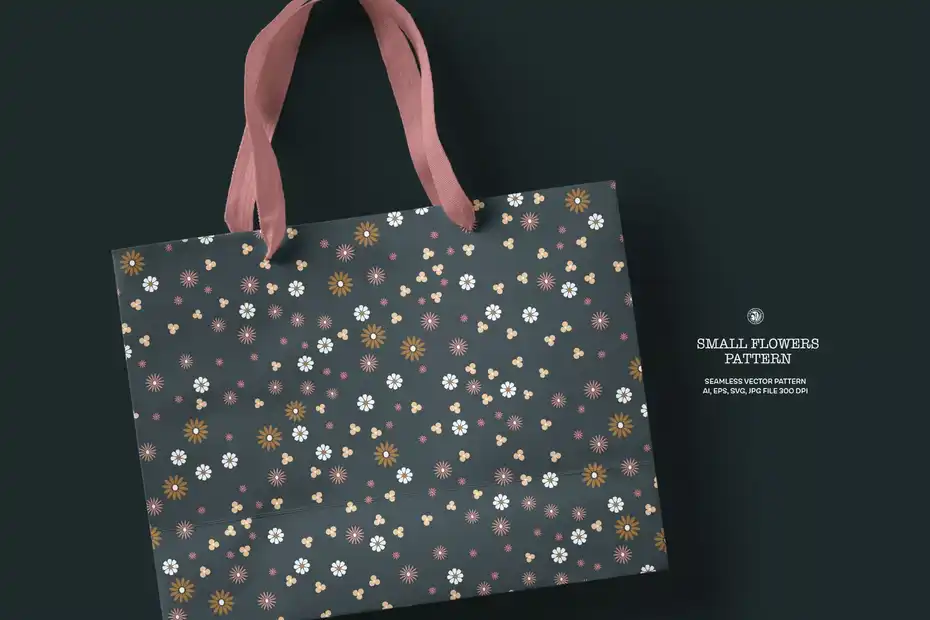 دانلود پترن گل Small Flowers Pattern - 6 پترن گل Small Flowers Pattern - 5