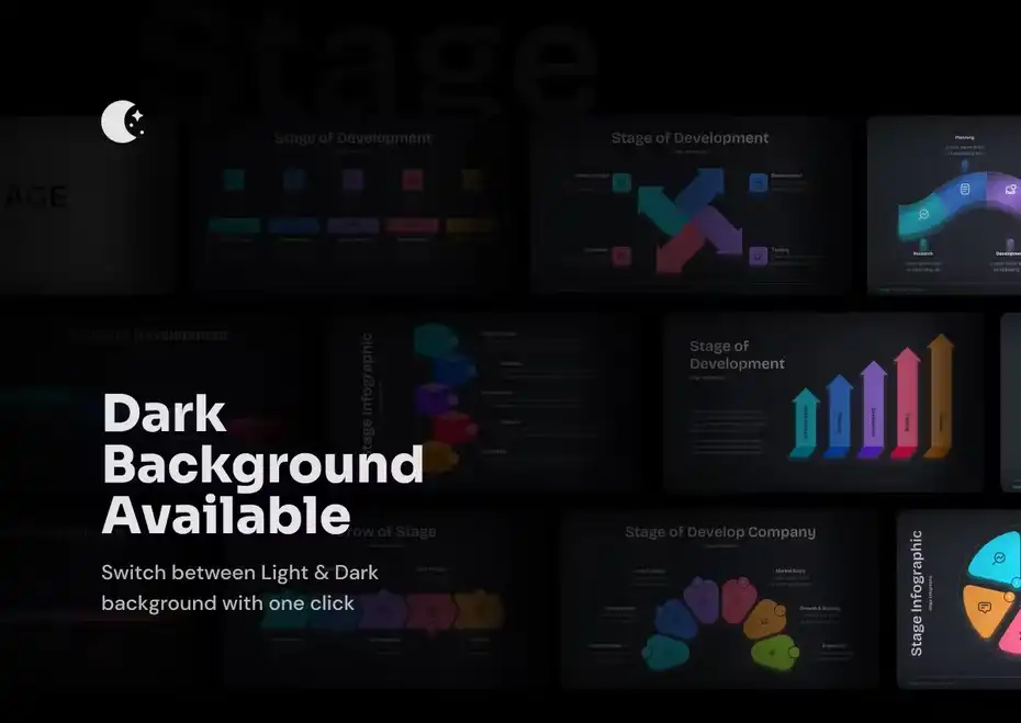 قالب پاورپوینت اینفوگرافی Stages Infographic PowerPoint - 7