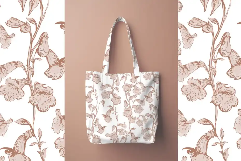 پترن گل و گیاه Subtle Bells - 7