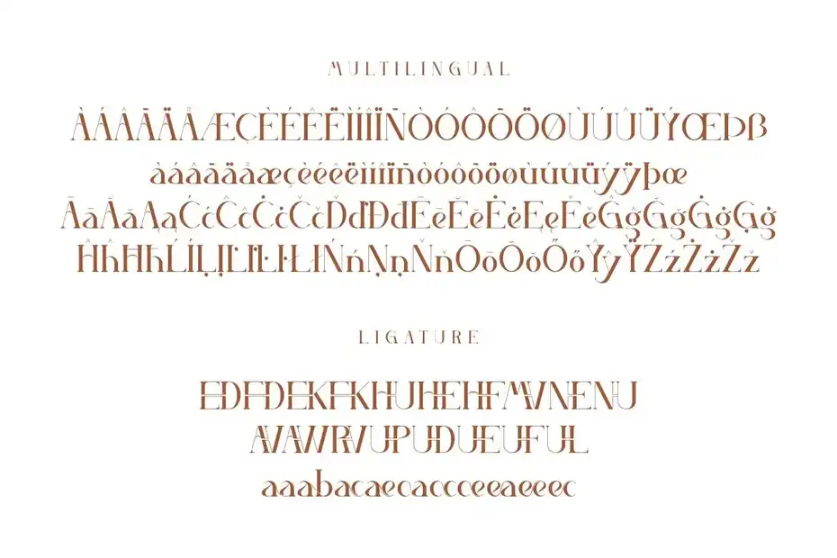 فونت انگلیسی مدرن Volinera Font - 5