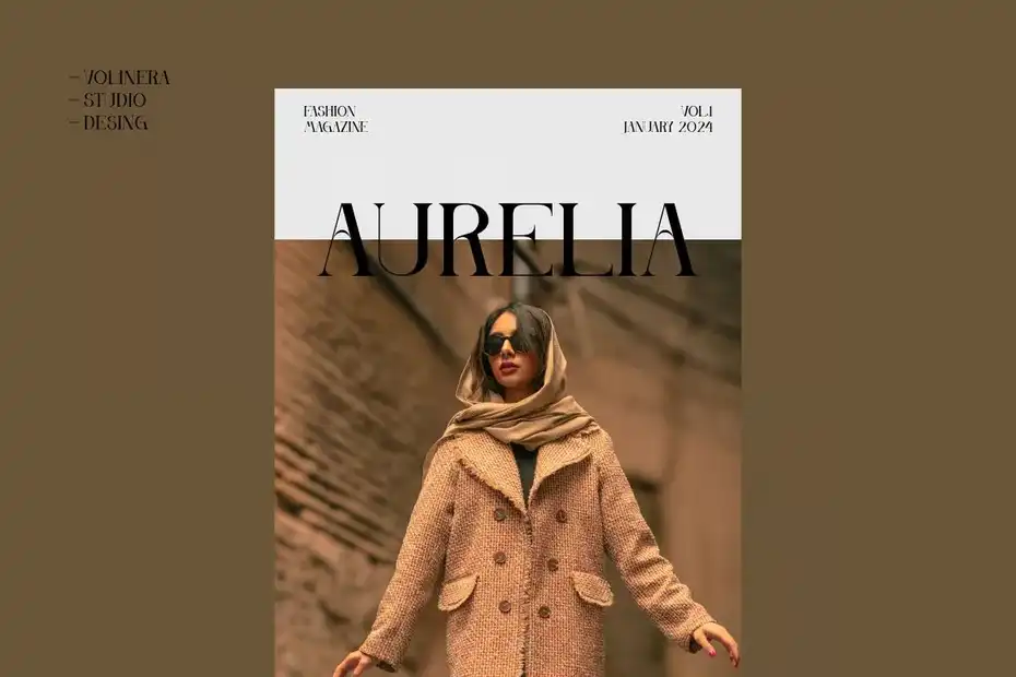 فونت انگلیسی مدرن Volinera Font - 9