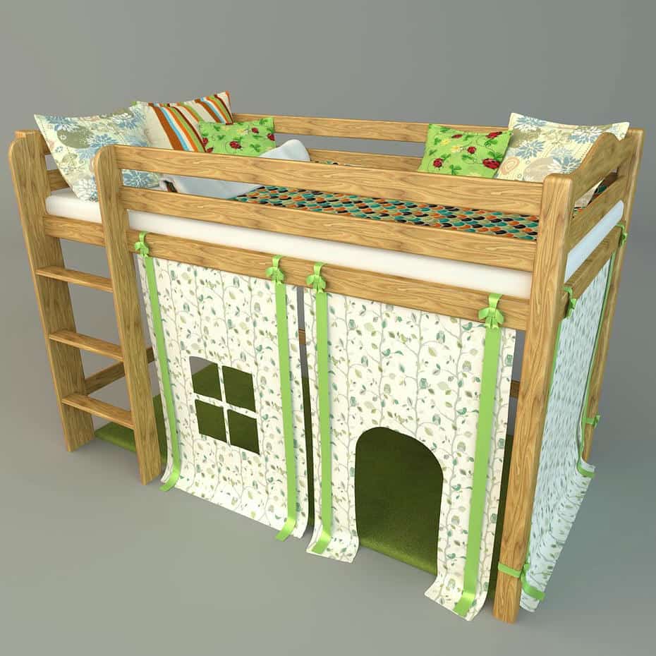 دانلود 90 مدل سه بعدی تخت خواب کودک - 7