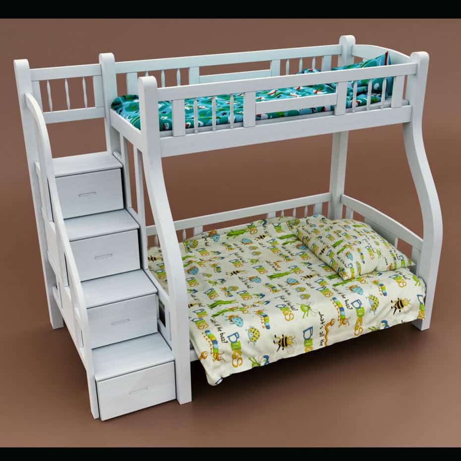 دانلود 90 مدل سه بعدی تخت خواب کودک - 5