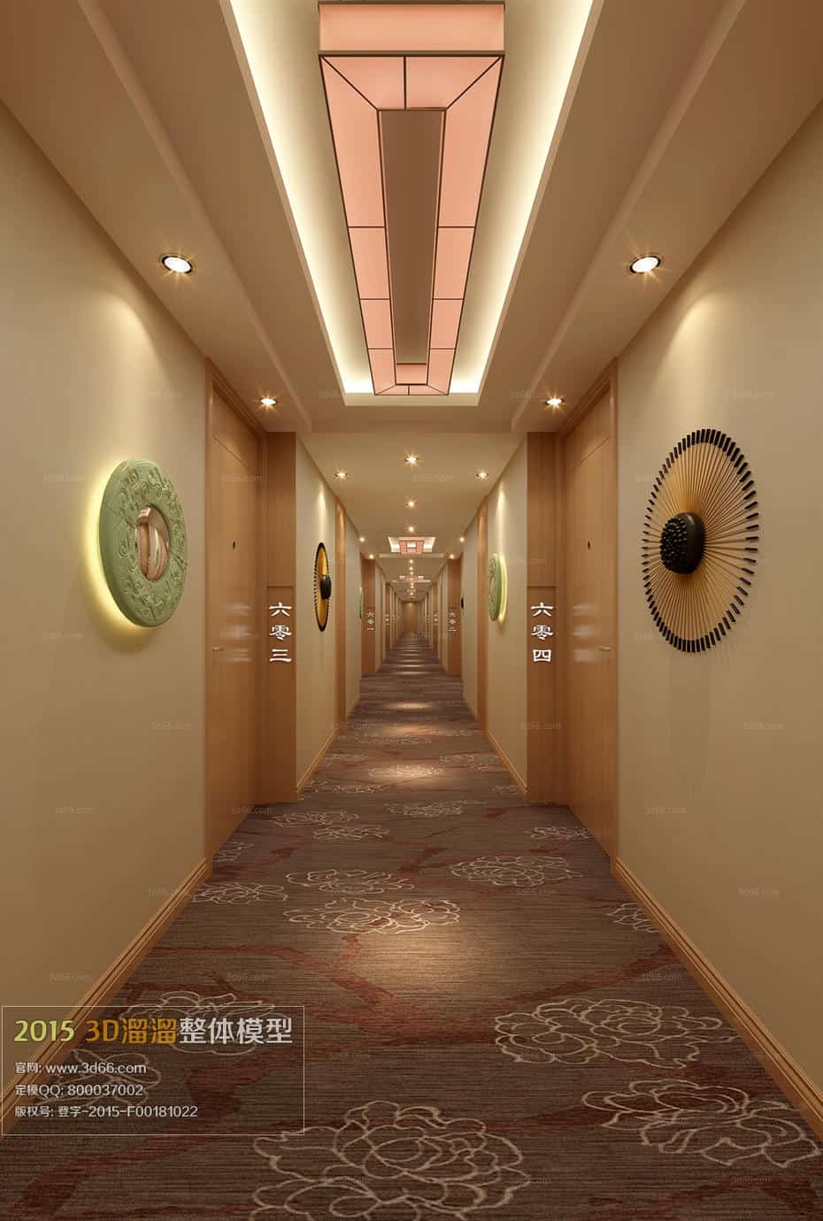 مدل سه بعدی راهرو - 1