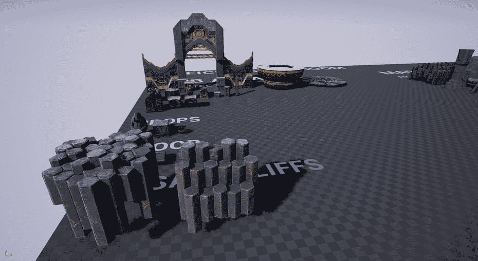 صحنه آماده سه بعدی قلعه کوتوله ها - 3