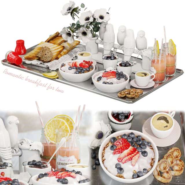 دانلود 21 مدل سه بعدی میز غذا - 13