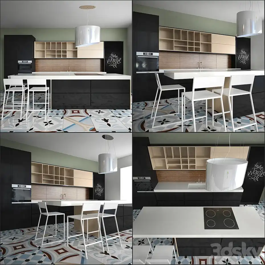 مدل سه بعدی کابینت مدرن 12 - دانلود مدل سه بعدی کابینت مدرن 12 - 4 مدل سه بعدی کابینت مدرن 12 - 3