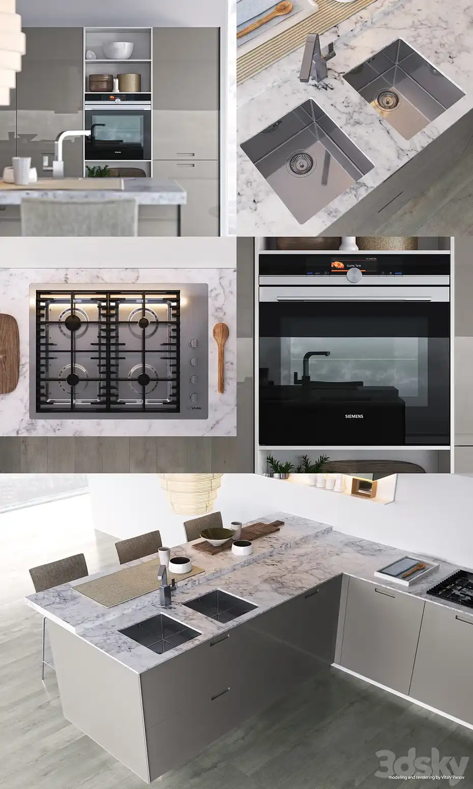 مدل سه بعدی کابینت مدرن 26 - مدل سه بعدی کابینت مدرن 26 - 4 مدل سه بعدی کابینت مدرن 26 - 3