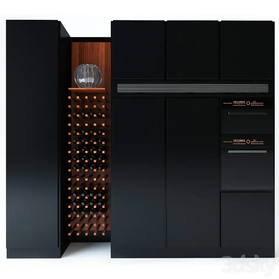 مدل سه بعدی کابینت مدرن 28 - 5
