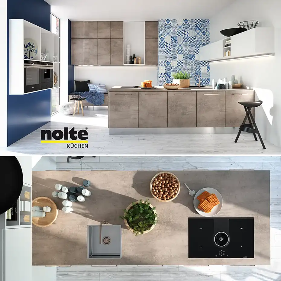 مدل سه بعدی کابینت مدرن 6 - 1