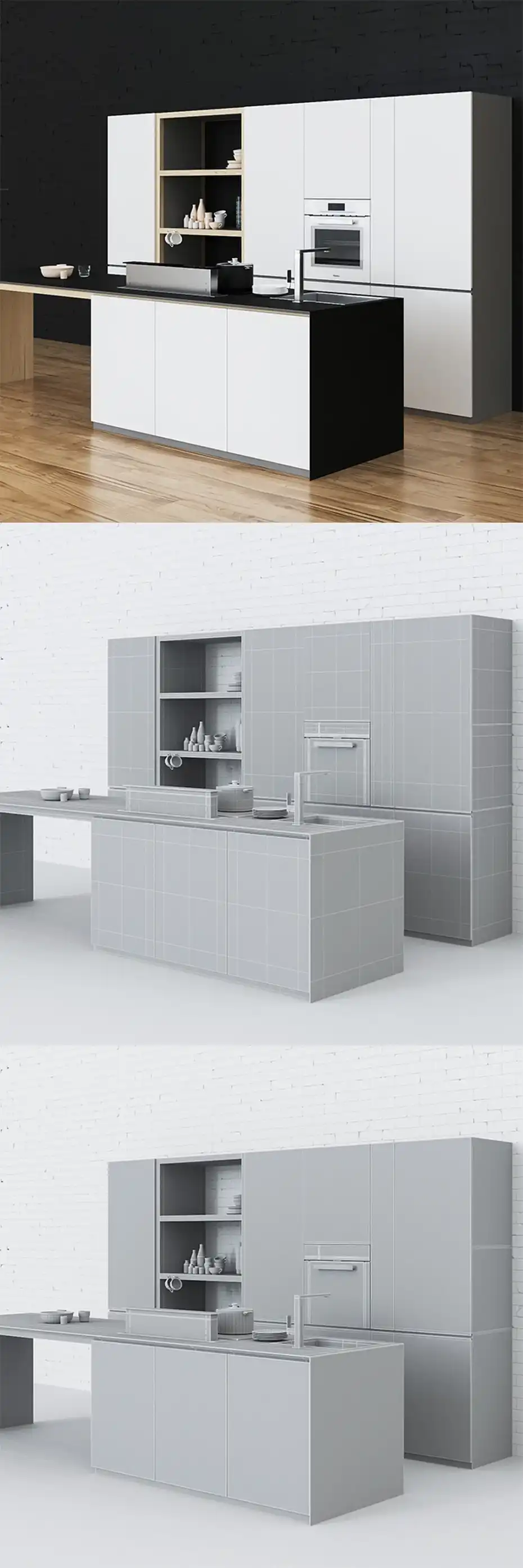 آبجکت کابینت مدرن 27 - 3