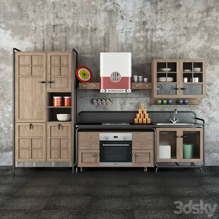 آبجکت کابینت مدرن 33 - دانلود آبجکت کابینت مدرن 33 - 2 آبجکت کابینت مدرن 33 - 1