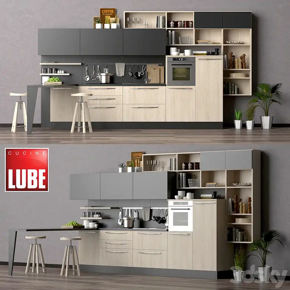 آبجکت کابینت مدرن 9 - 1