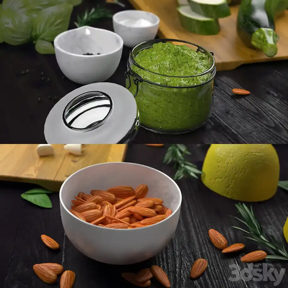مدل سه بعدی سبزیجات 2 - 5