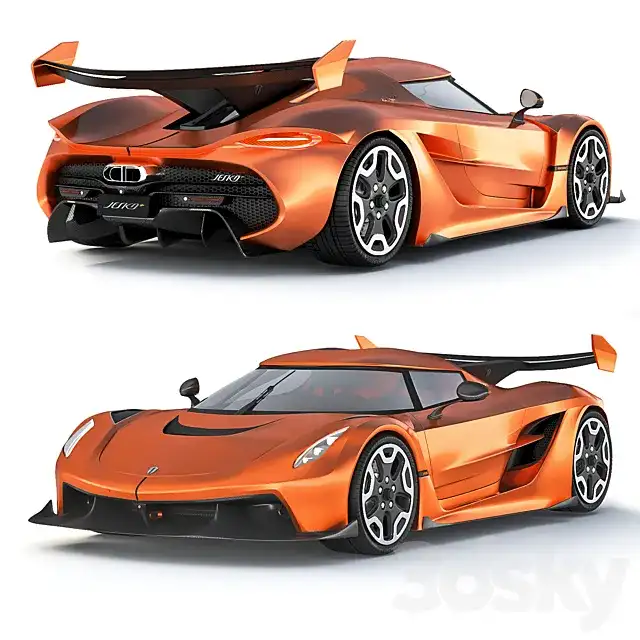 آبجکت ماشین Koenigsegg Jesko 2019 - 1